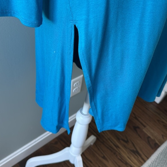 New with tags Eileen Fisher blue tunic size L - Picture 4 of 11